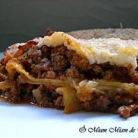 recette LASAGNE BOLOGNAISE