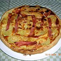 recette Tarte Emmental - pommes de terre - jambon