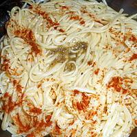 recette Linguines aux piments et pécorino