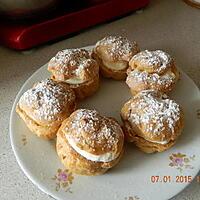 recette Choux chantilly