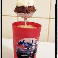 recette cake pops façon cupcakes ( noisette- mousse chocolat )