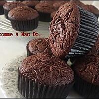 recette Muffins tout choco comme ceux du mac.Do