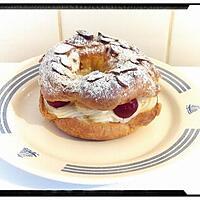 recette paris brest revisité saveur punch et cerises confites