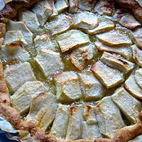 recette Tarte pommes rhubarbes