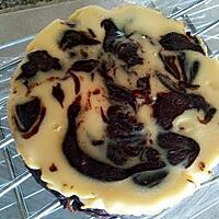 recette Mi cheesecake Mi brownie