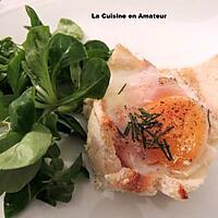 recette Oeuf cocotte sur pain de mie