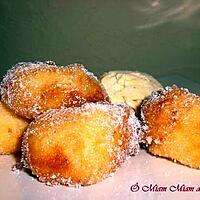 recette BEIGNETS DE PêCHES