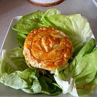 recette Minis tourtes aux  PdeT poulet fromage