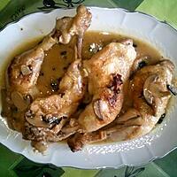 recette CUISSES DE POULET A LA PARISIENNE