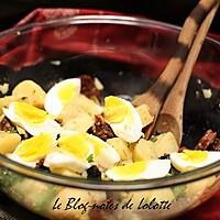 recette Salade de pommes de terre légèrement espagnole, légèrement marocaine