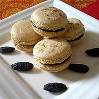 recette Macarons Chocolat et Fève Tonka