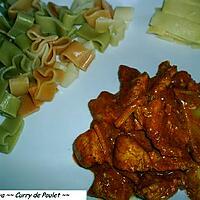 recette Curry de poulet