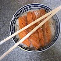 recette chirashi saumon