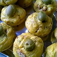 recette mini-muffins thon /olive verte