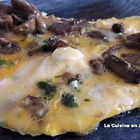 recette Omelette aux champignons