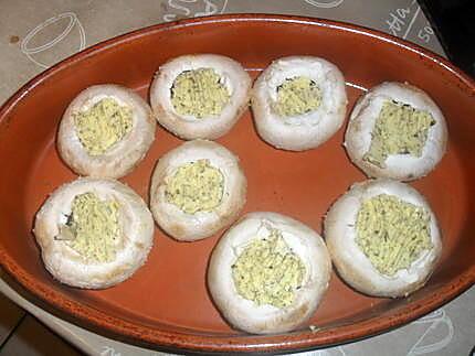 Recette de Champignons farçis par campanule