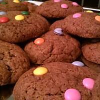 recette Cookies aux smarties Pour les 7ans de notre fille