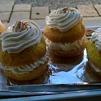 recette mini-baba rhum chantilly