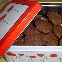 recette Sablés chocolat/noisette