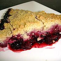 recette Crumble aux fruits rouges