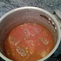 recette langue  de boeuf sauce tomate et cornichons