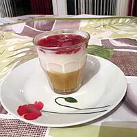 recette Verrine tricolore compote fromage blanc