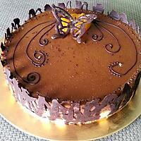 recette bavarois peches chocolat