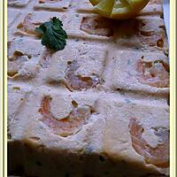 recette Terrine de saumon aux crevettes