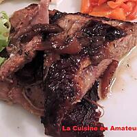 recette Gigot d'agneau caramélisé au vinaigre balsamique