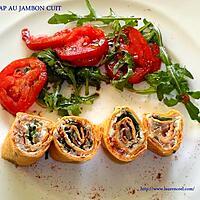 recette WRAP AU JAMBON CUIT