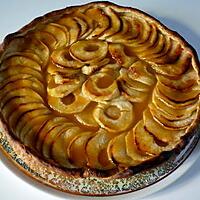 recette Tarte aux pommes au coulis d'abricots