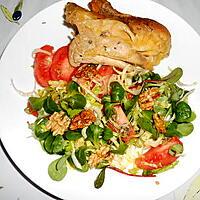 recette CE SOIR SALADE POULET