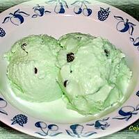 recette glace menthe pépites de chocolat (sans oeufs)