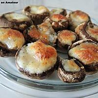 recette Champignons farcis mozzarella