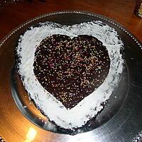 recette fondant au chocolat pour la ST VALENTIN de CHOUPY "bonne st valentin "