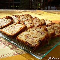 recette Cake au chèvre, lardons et tomates séchées