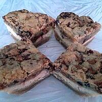 recette Carre cookies/cheesecake