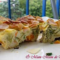 recette FLAN DE LEGUMES AU SURIMI & LAIT D'AMANDE