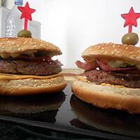 recette Bacon burger