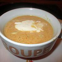 recette potage courge butternut gingembre;  curry,   lait de coco