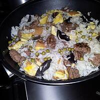 recette Riz cantonnais au boeuf