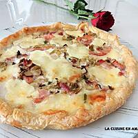 recette Tarte endive et mozzarella