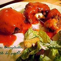 recette ~ Pains de viande miniatures au fromage~ 