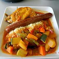 recette Couscous poulet merguez