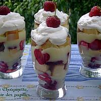 recette ~Verrines bagatelles aux fraises~ 