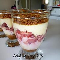 recette Délice de mascarpone aux fraises et spéculos