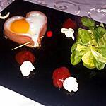 recette Coeur oeuf a la saucisse