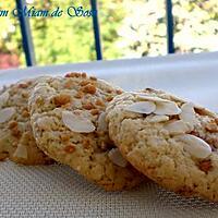 recette COOKIES NOUGATINE