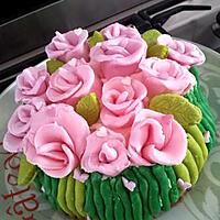 recette Notre (gâteau) bouquet de fleurs pour ma mamie gâteau