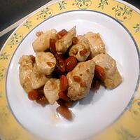 recette Poulet  au carotte et miel